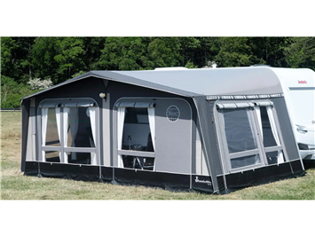 DEMO Isabella Nordic 300 925 fortelt med MEGA stel med termoloft og Etna Annex med stålstel